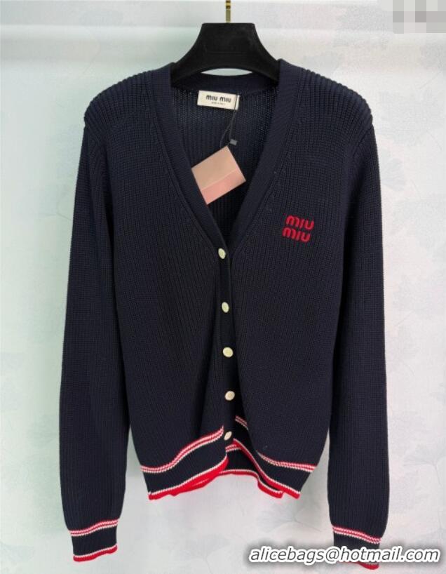 Best Product Miu Miu Wool Cardigan MM122505 Black 2025