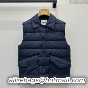 Top Grade Miu Miu Down Vest MM122509 Blue 2025