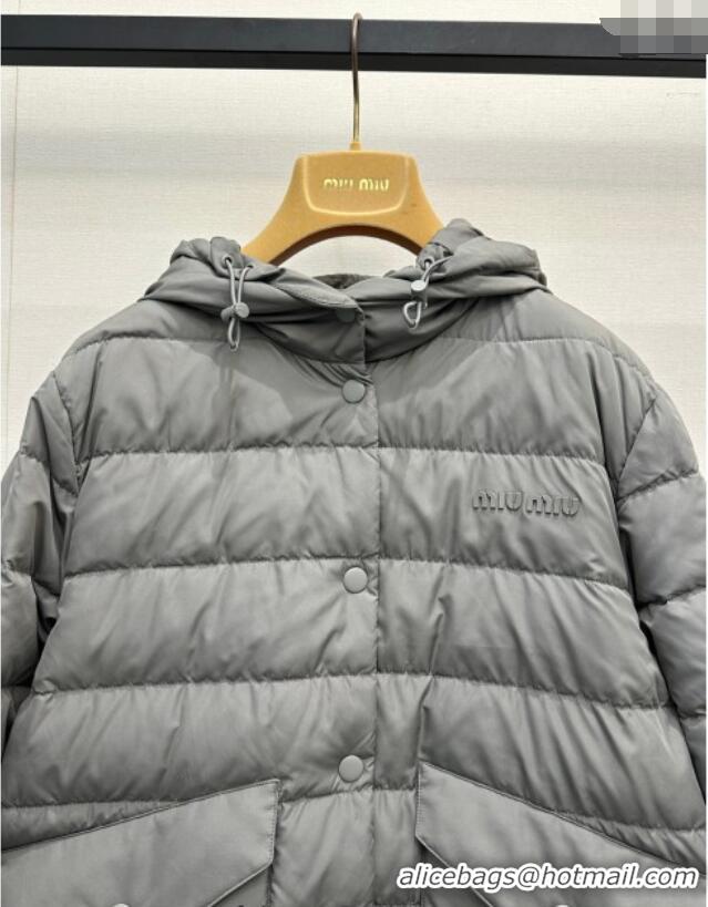 Trendy Design Miu Miu Down Jacket MM122510 Grey 2025