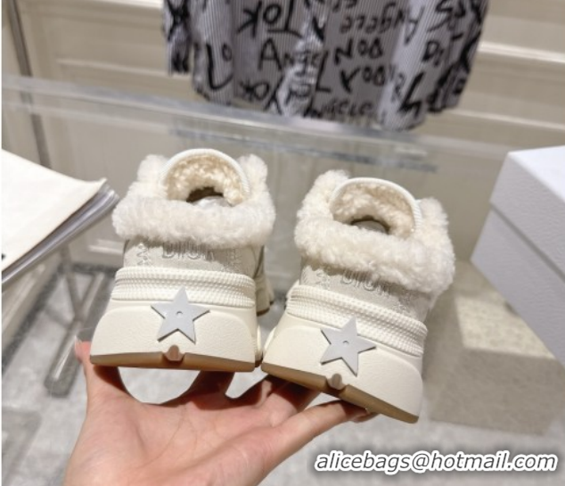 Best Product Dior Chrono Sneaker Mules in Leather-Effect and Mesh Grey 1217080