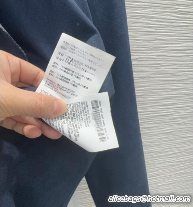 Famous Brand Miu Miu Reversible Coat MM122515 Blue 2025