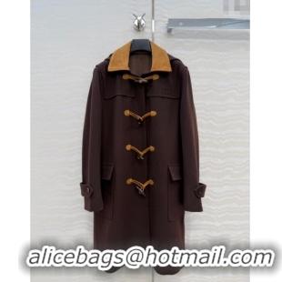Reasonable Price Miu Miu Wool Coat MM122521 Brown 2025