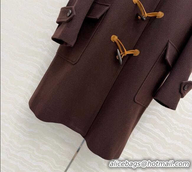 Reasonable Price Miu Miu Wool Coat MM122521 Brown 2025