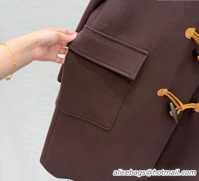 Reasonable Price Miu Miu Wool Coat MM122521 Brown 2025