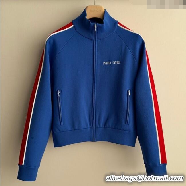 Buy Cheap Miu Miu Jacket MM122524 Blue/Red 2025