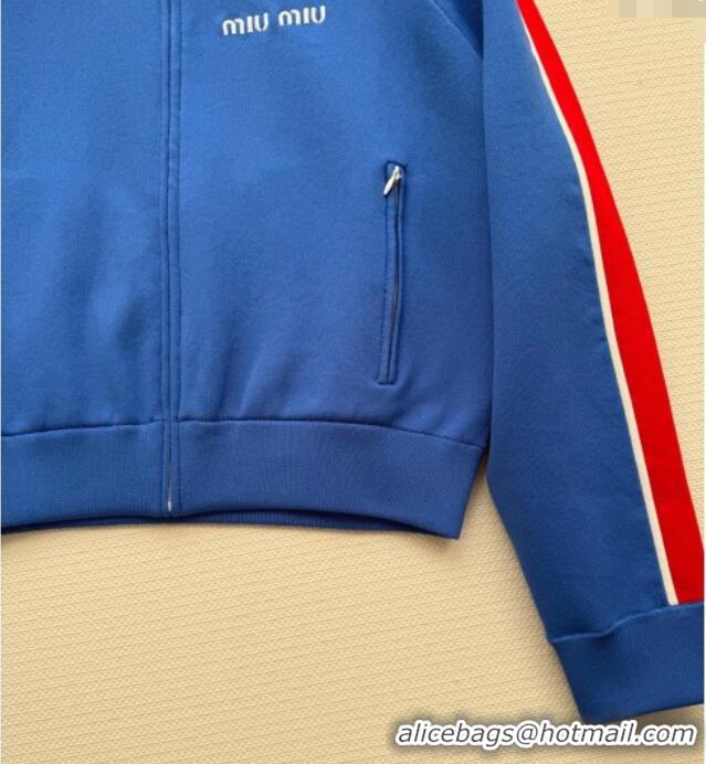 Buy Cheap Miu Miu Jacket MM122524 Blue/Red 2025