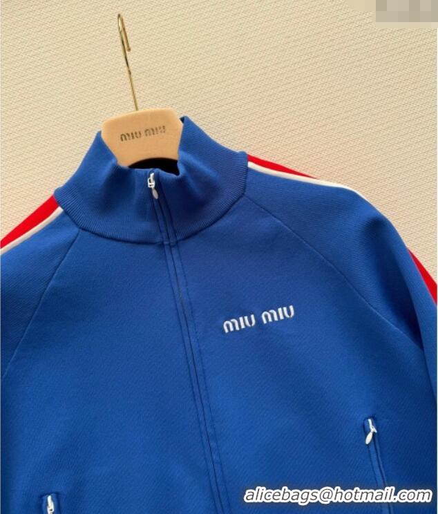 Buy Cheap Miu Miu Jacket MM122524 Blue/Red 2025