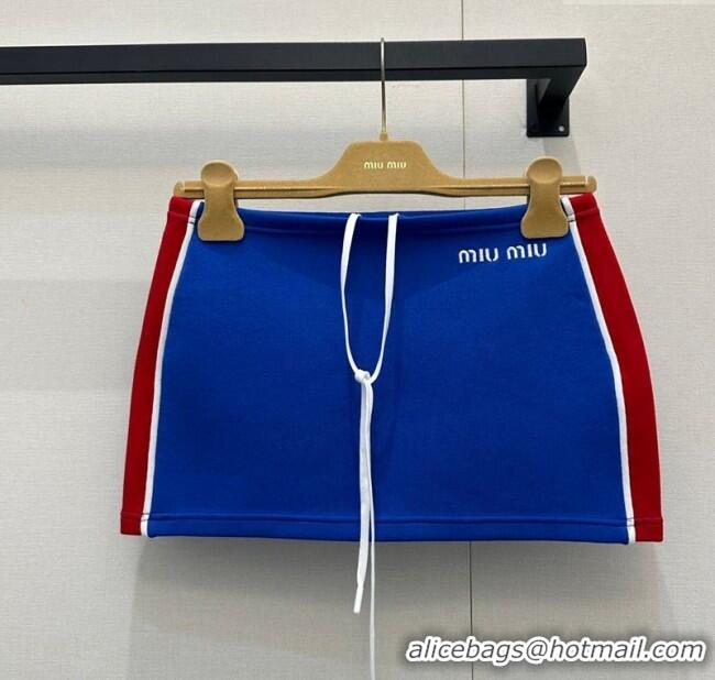 Grade Design Miu Miu Mini Skirt MM122524 Blue/Red 2025