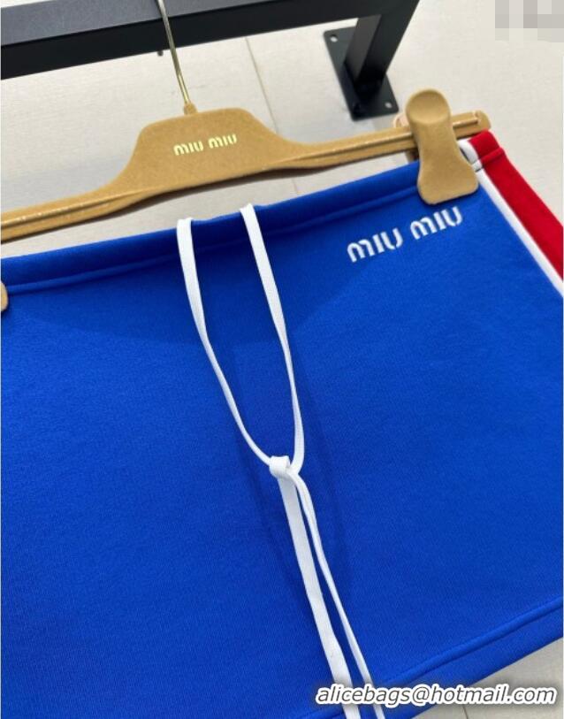Grade Design Miu Miu Mini Skirt MM122524 Blue/Red 2025