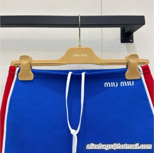 Grade Design Miu Miu Mini Skirt MM122524 Blue/Red 2025