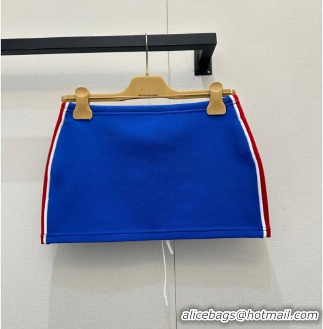 Grade Design Miu Miu Mini Skirt MM122524 Blue/Red 2025