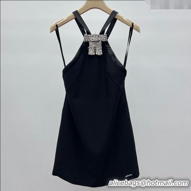 Good Product Miu Miu Dress MM122527 Black/Strass 2025