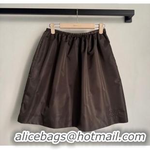 Buy Discount Miu Miu Mini Skirt Vintage MM122528 Brown 2025