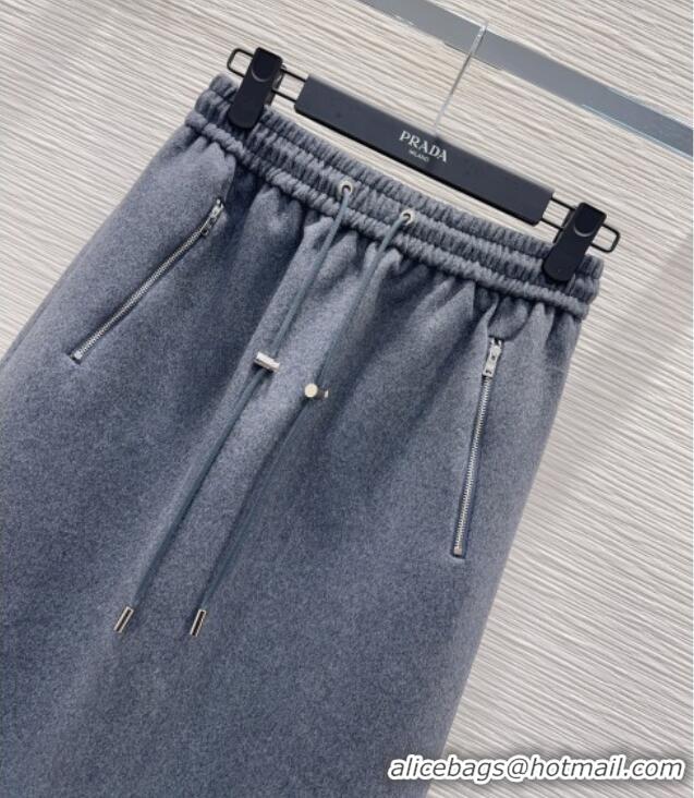 Super Quality Prada Skirt PR122601 Grey 2025