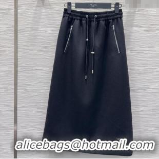 Luxury Cheap Prada Skirt PR122601 Black 2025