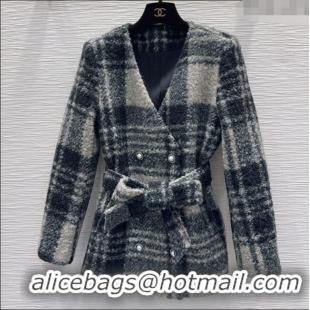 Luxury Cheap Chanel Tweed Jacket CH122601 Grey 2025