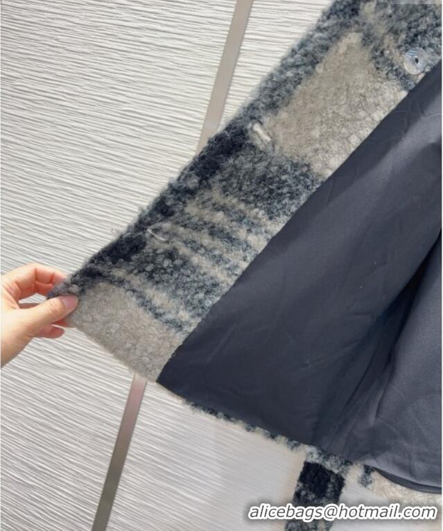 Luxury Cheap Chanel Tweed Jacket CH122601 Grey 2025