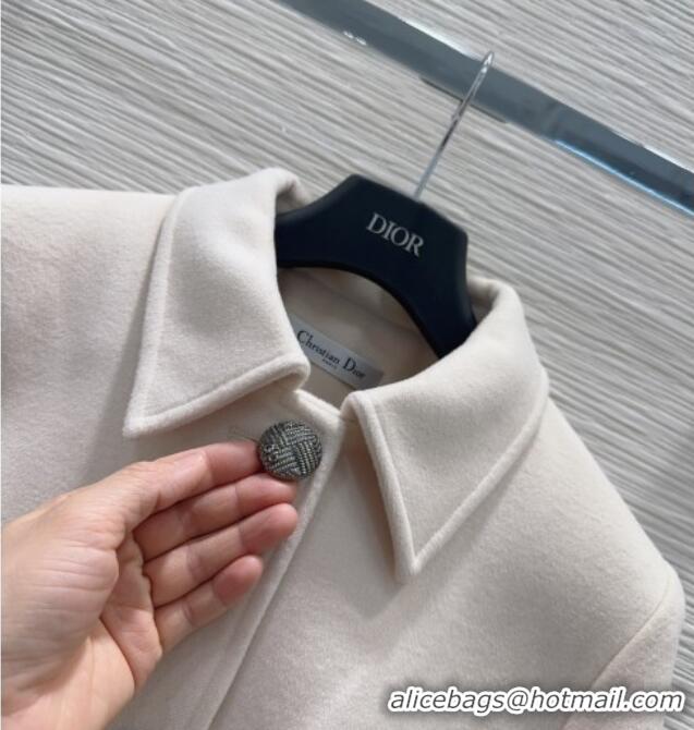 Top Grade Dior Jacket and Skirt Set DR122601 Grey White 2025