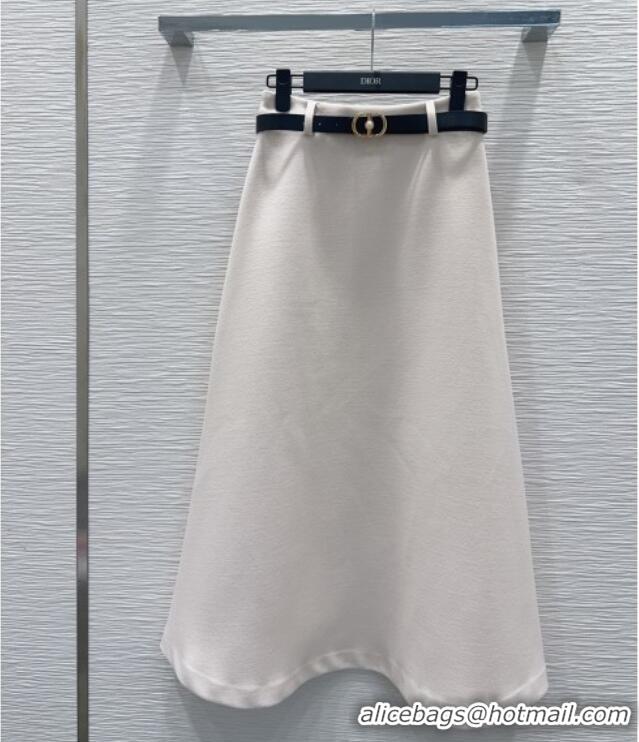 Top Grade Dior Jacket and Skirt Set DR122601 Grey White 2025