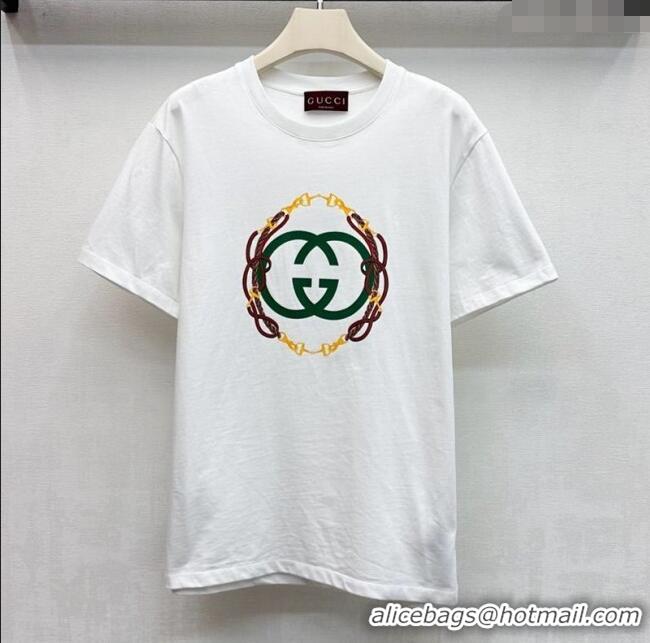 ​Good Product Gucci Cotton T-Shirt GG122601 White 2025