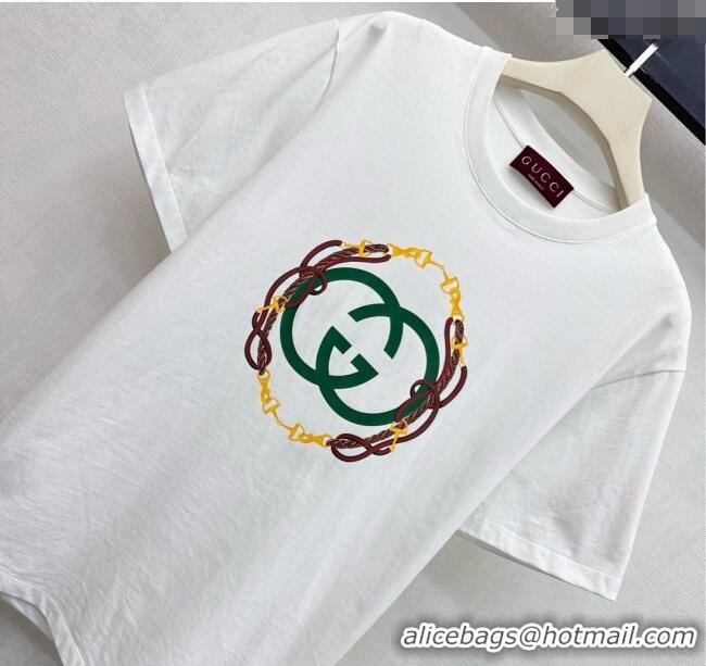 ​Good Product Gucci Cotton T-Shirt GG122601 White 2025