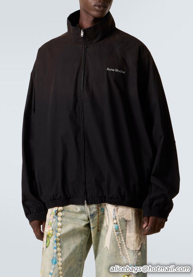 Reasonable Price Acne Studios Logo Zipper Men Jacket AS1188 Black