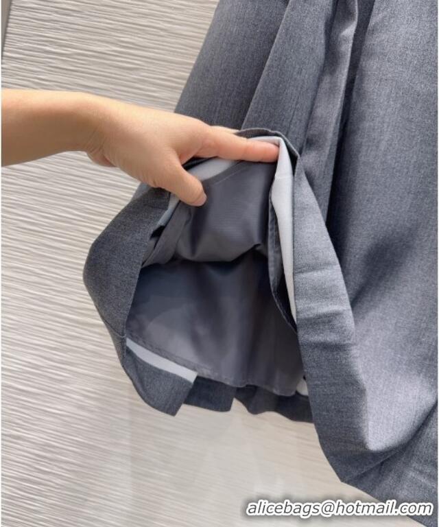 Big Discount Prada Skirt PR122604 Grey 2025