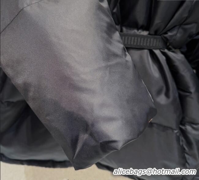 Top Grade Prada Down Jacket PR122607 Black 2025