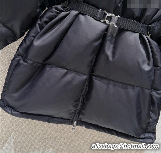 Top Grade Prada Down Jacket PR122607 Black 2025