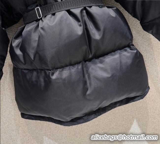 Top Grade Prada Down Jacket PR122607 Black 2025