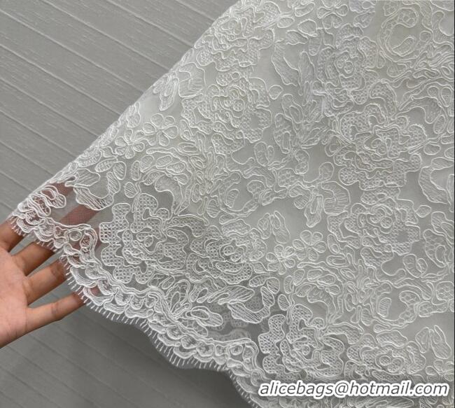 Fashion Discount Ermanno Scervino Lace Mini Skirt ES122602 White 2025