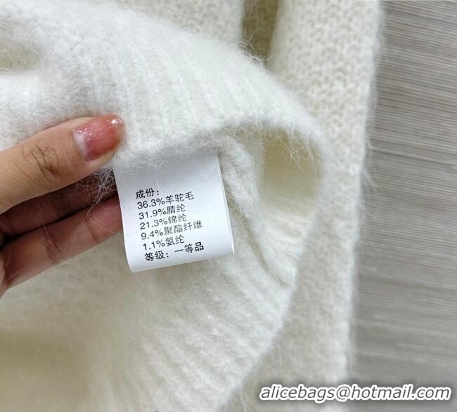 Top Quality Ermanno Scervino Lace Charm Sweater ES122604 White 2025