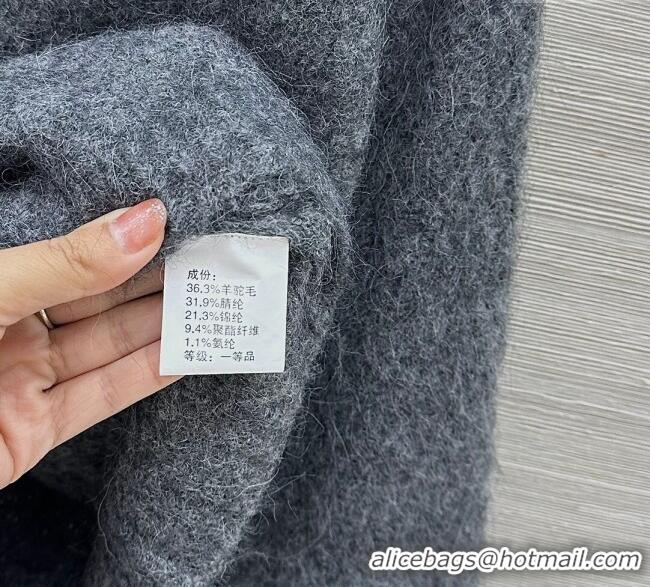 Discount Ermanno Scervino Lace Charm Sweater ES122604 Grey 2025