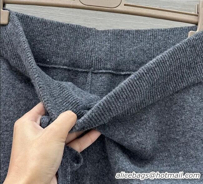 Traditional Specials Ermanno Scervino Cashmere Lace Knit Pants ES122605 Grey 2025