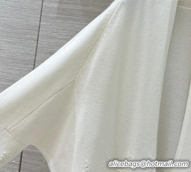 Modern Discount Ermanno Scervino Cashmere Lace Cardigan ES122605 White 2025