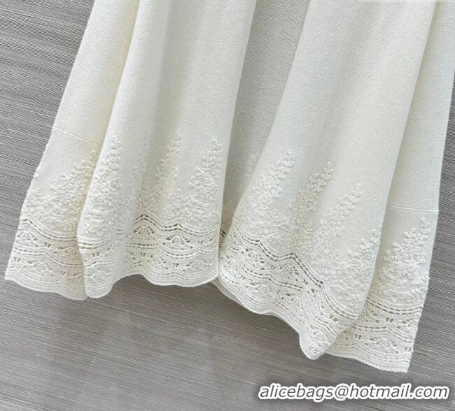 Modern Discount Ermanno Scervino Cashmere Lace Cardigan ES122605 White 2025