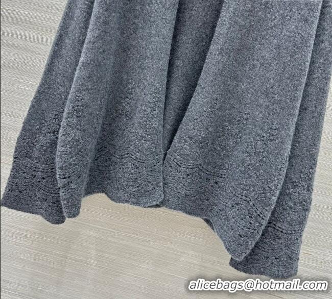 Top Grade Ermanno Scervino Cashmere Lace Cardigan ES122605 Grey 2025