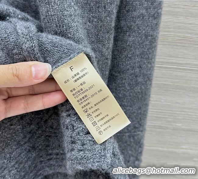 Top Grade Ermanno Scervino Cashmere Lace Cardigan ES122605 Grey 2025