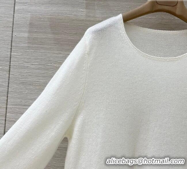 Buy Cheap Ermanno Scervino Cashmere Lace Sweater ES122605 White 2025