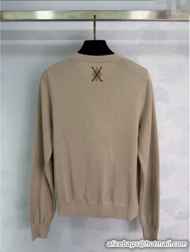 Good Quality Ermanno Scervino Wool Cardigan ER122606 Beige 2025