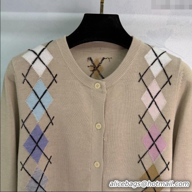 Good Quality Ermanno Scervino Wool Cardigan ER122606 Beige 2025