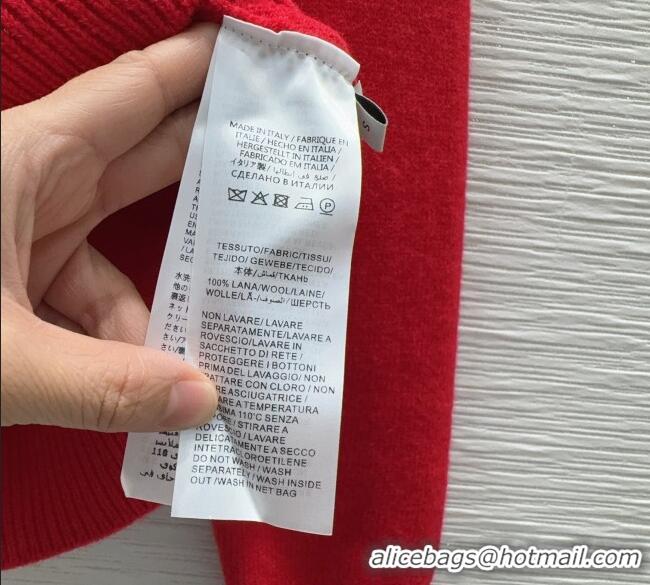 Good Product Gucci Wool Sweater GG122605 Red 2025