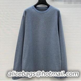 Good Taste The Row Cotton Striped Shirt TR122605 Blue 2025