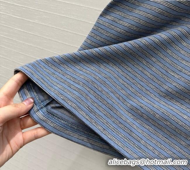 Good Taste The Row Cotton Striped Shirt TR122605 Blue 2025