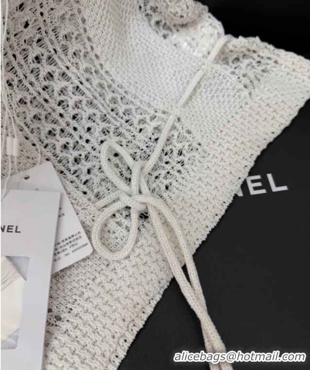 Famous Brand Chanel Knit Vest CH122608 White 2025