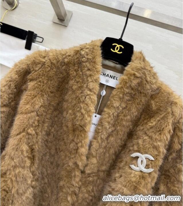 Good Quality Chanel Coat CH122609 Brown 2025