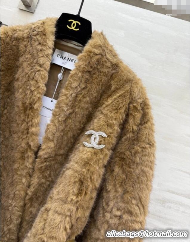 Good Quality Chanel Coat CH122609 Brown 2025