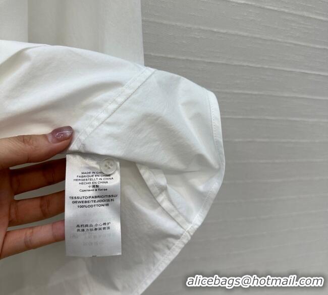 Pretty Style Alaia Cotton Shirt AL122611 White 2025