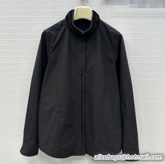 Buy Promotional Alaia Cotton Shirt AL122611 Black 2025