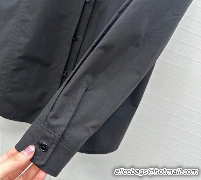 Buy Promotional Alaia Cotton Shirt AL122611 Black 2025